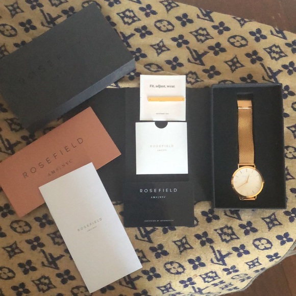 Rosefield Mercer Rose Gold Mesh Women’s Watch - Picture 5 of 5